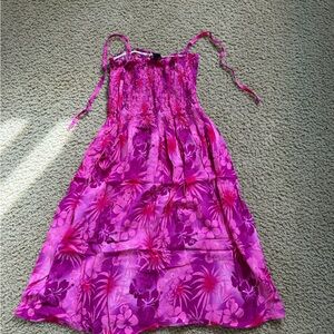 Floral Pink Kids Dress